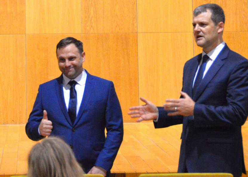 I. Hofmanas ir G. Paluckas. ŽŪM nuotr. 