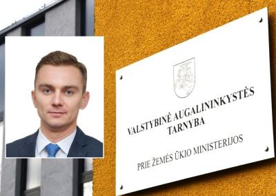 Simonas Pusvaškis paskirtas naujuoju Valstybinės augalininkystės tarnybos direktoriumi.